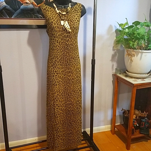 Animal Print Dress - Picture 1 of 2